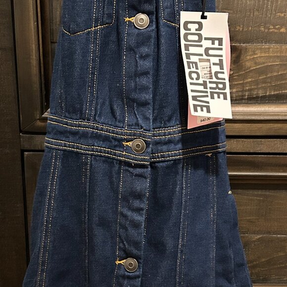 NWT Denim Halter Dress - Picture 1 of 2